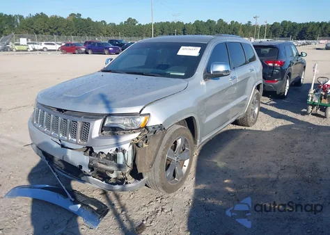 2015 Jeep Grand Cherokee Overland z USA, uszkodzony, nr VIN 1C4RJECG1FC220703